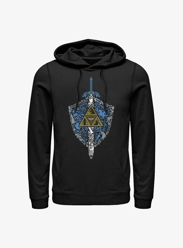 Nintendo Zelda Iconic Weapon Hoodie