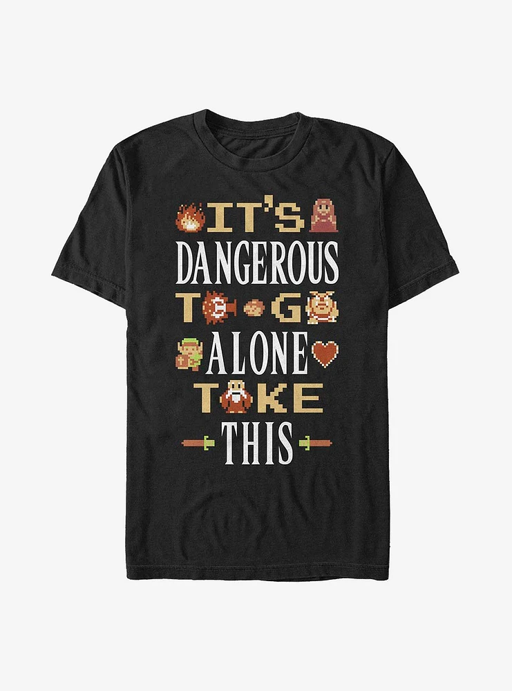 Nintendo Zelda Don't Go Alone T-Shirt