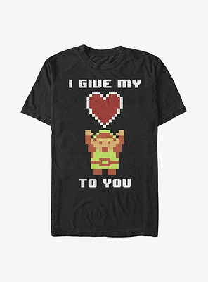 Nintendo Zelda Give My Pixel Heart T-Shirt