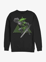 Nintendo Zelda Pop Link Crew Sweatshirt