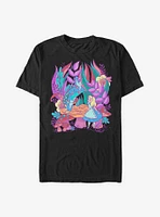 Disney Alice Wonderland Neon Plants T-Shirt