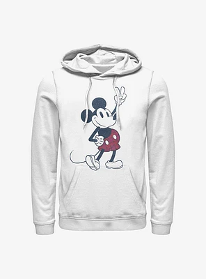 Disney Mickey Mouse Peace Sign Hoodie