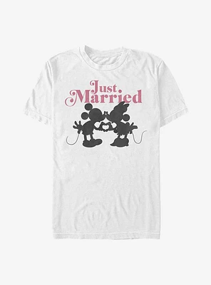 Disney Mickey Mouse Just Married T-Shirt