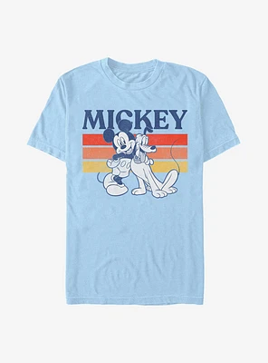 Disney Mickey Mouse & Pluto Retro Squad T-Shirt