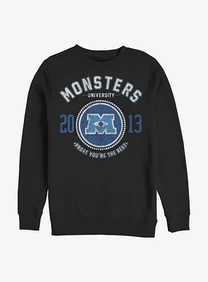Disney Pixar Monsters University Badge Crew Sweatshirt