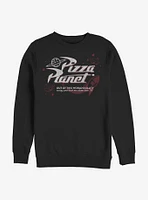 Disney Pixar Toy Story Retro Pizza Planet Crew Sweatshirt