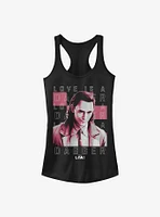 Marvel Loki Love Is A Dagger Girls Tank