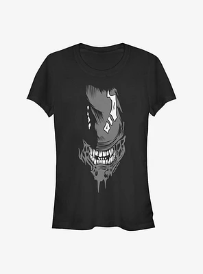 Alien Big Face Girls T-Shirt