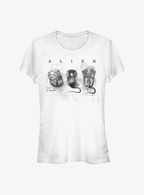 Alien Facehugger Concept Girls T-Shirt