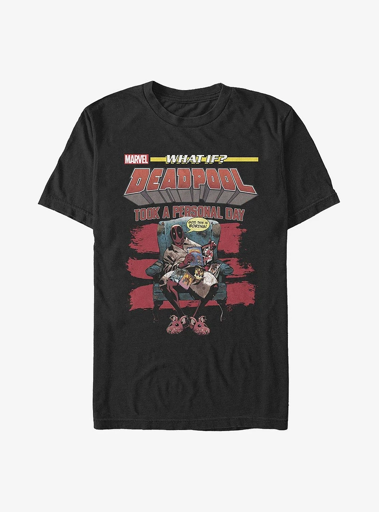 Marvel What If...? Deadpool Took A Personal Day T-Shirt