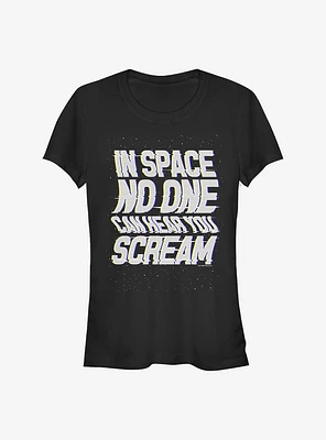 Alien Space Scream Girls T-Shirt