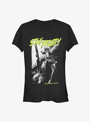 Alien Stay Frosty Girls T-Shirt