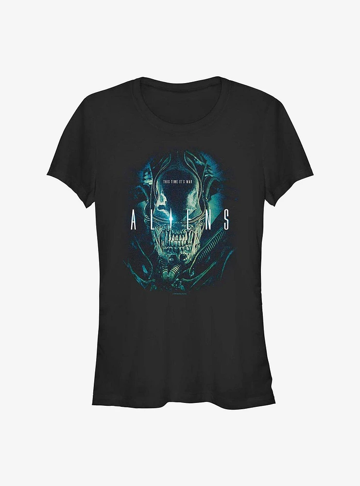 Alien This Time It's War Girls T-Shirt