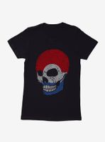 iCreate Americana Skull Print Womens T-Shirt