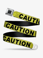 Caution Tape Seatbelt Belt