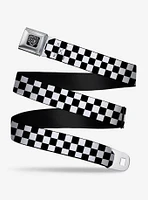 Checker Print Seatbelt Belt