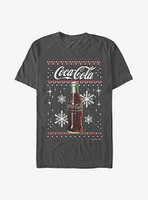 Coca-Cola Ugly Holiday Bottle Snowflakes T-Shirt