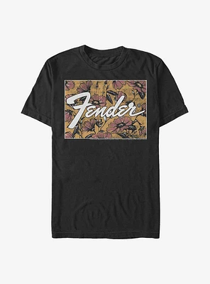 Fender Floral Box Logo T-Shirt