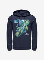 Jurassic Park Blue Dino Hoodie