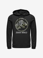 Jurassic Park Camo Yellow Dino Hoodie