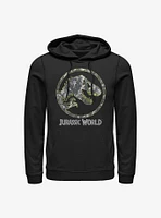 Jurassic Park Camo Yellow Dino Hoodie