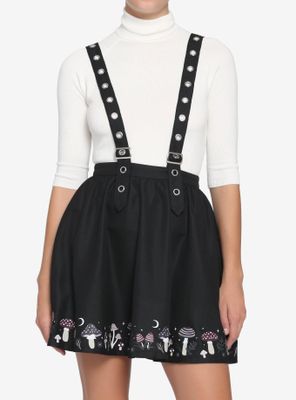 Mushroom Border Grommet Suspender Skirt
