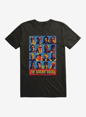DC Comics The Suicide Squad Character Poster T-Shirt