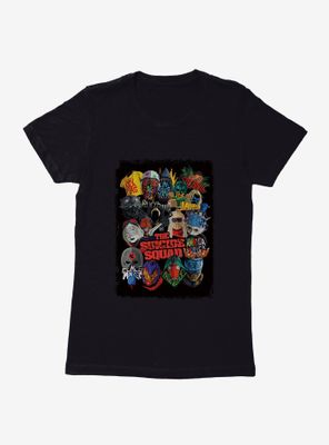 DC Comics The Suicide Squad Character Outlines Womens T-Shirt