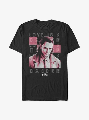 Marvel Loki Love Is A Dagger T-Shirt