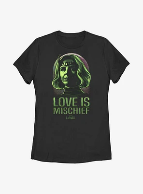 Marvel Loki Love Is Mischief Sylvie Womens T-Shirt