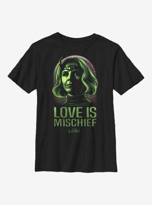 Marvel Loki Love Is Mischief Sylvie Youth T-Shirt