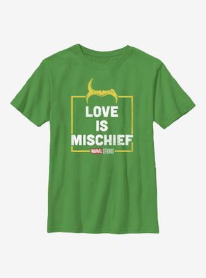 Marvel Loki Love Is Mischief Youth T-Shirt