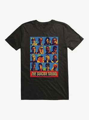 DC The Suicide Squad Character Poster T-Shirt