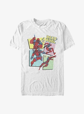 Marvel Deadpool 90's Group Panels T-Shirt