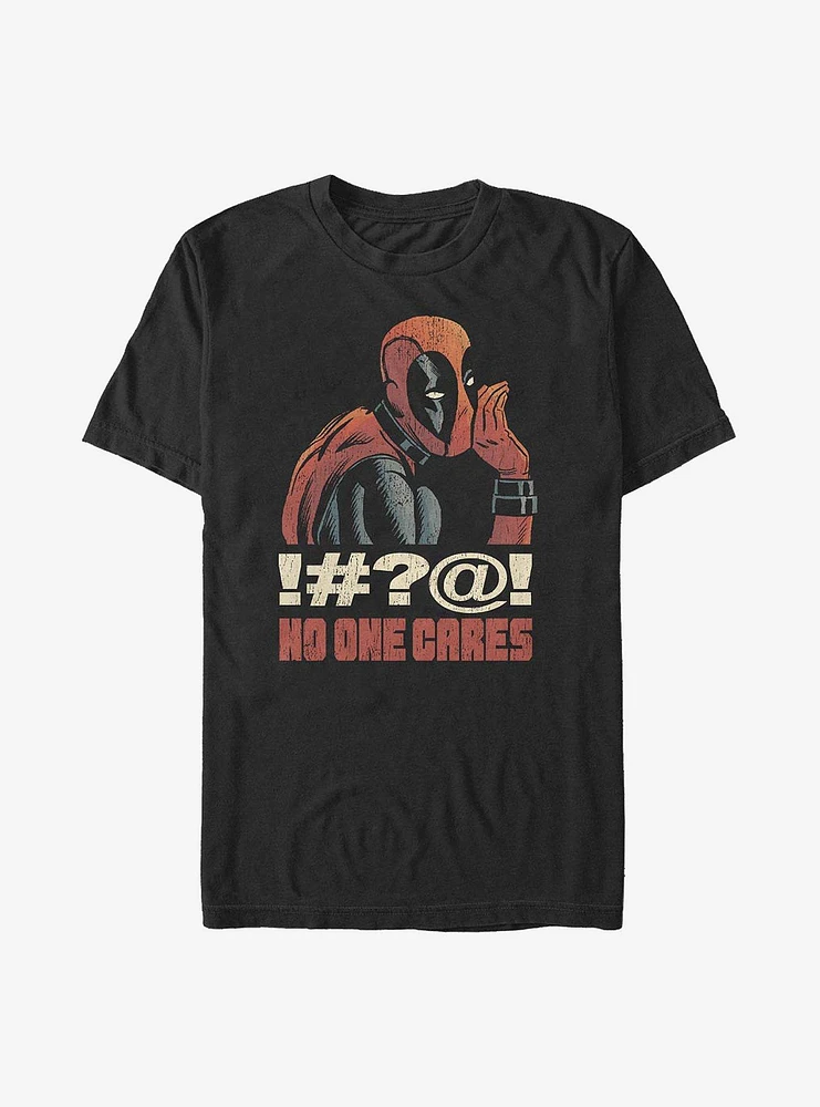 Marvel Deadpool No One Cares T-Shirt