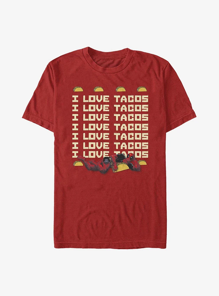 Marvel Deadpool Taco Date T-Shirt