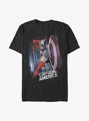 Marvel Shield Throw T-Shirt