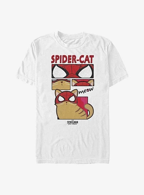 Marvel Spider-Man Spider Cat Panels T-Shirt