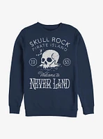 Disney Peter Pan Welcome To Skull Rock Crew Sweatshirt
