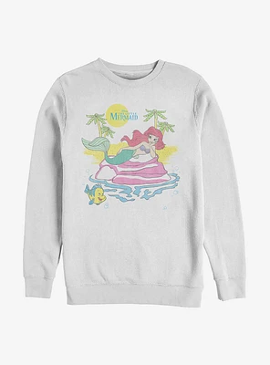 Disney The Little Mermaid Retro Beach Crew Sweatshirt