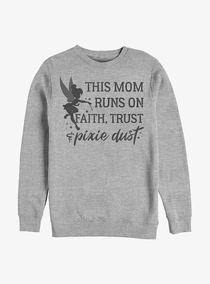 Disney Tink This Mom Runs On Crew Sweatshirt