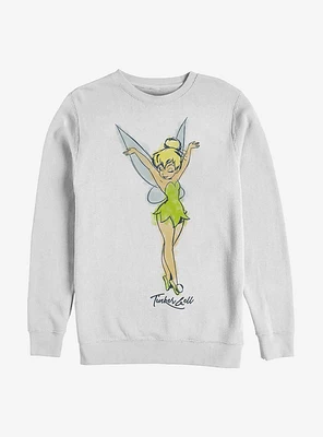 Disney Tink Watercolor Crew Sweatshirt