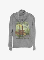 Disney Jungle Cruise Daily Tours Cowlneck Long-Sleeve Girls Top