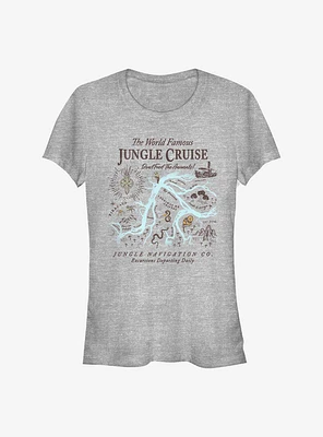 Disney Jungle Cruise Map Girls T-Shirt