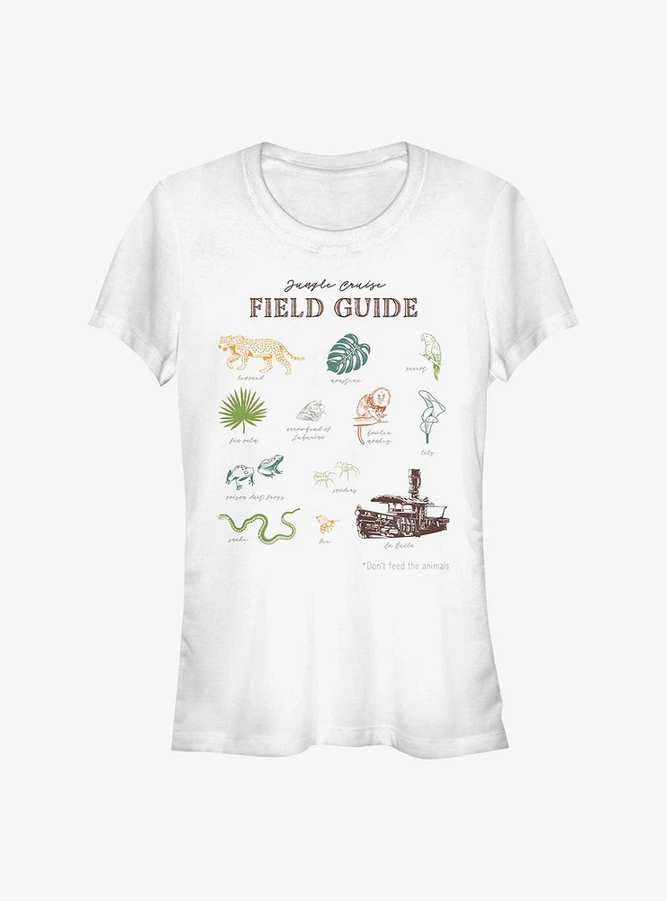 Disney Jungle Cruise Field Guide Girls T-Shirt