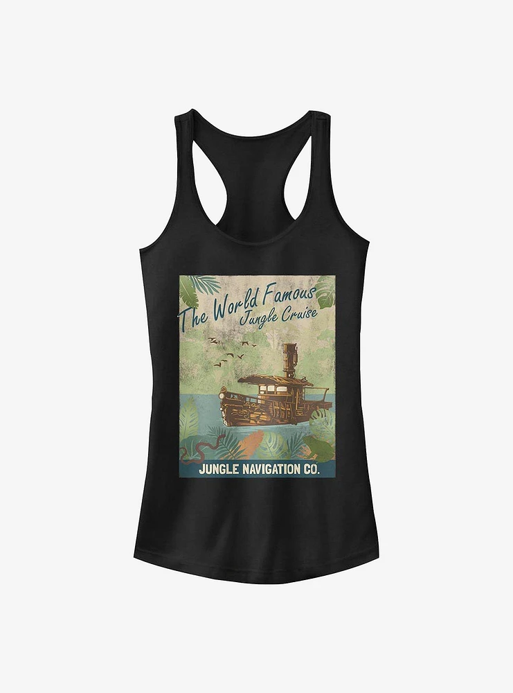 Disney Jungle Cruise Vintage Poster Girls Tank