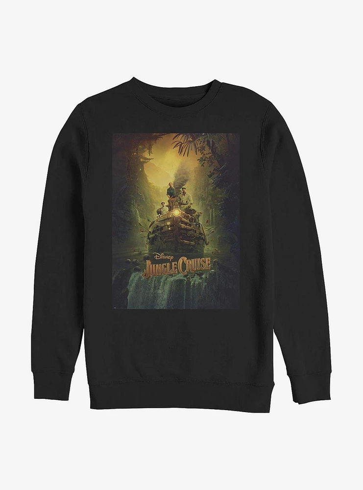 Disney Jungle Cruise Poster Crew Sweatshirt