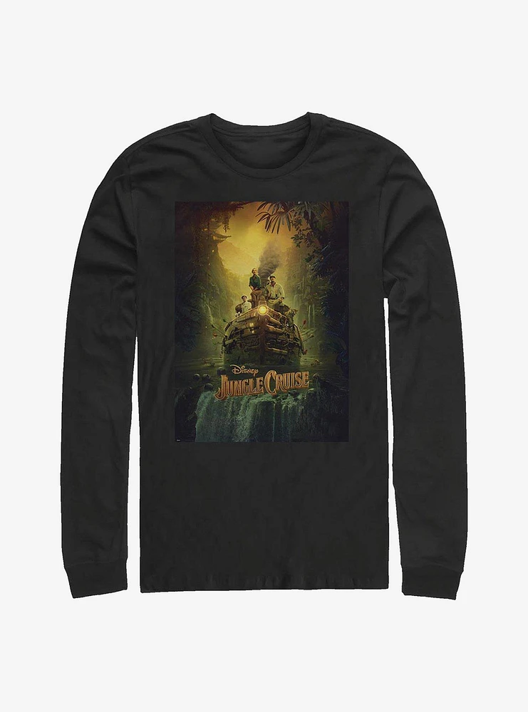 Disney Jungle Cruise Poster Long-Sleeve T-Shirt