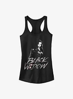 Marvel Black Widow Fierce Pose Girls Tank