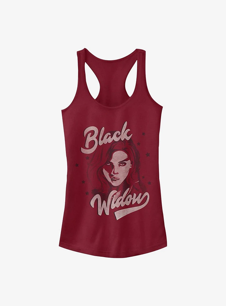 Marvel Black Widow Portrait Girls Tank